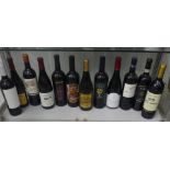 Twelve bottles of wine including Domaine de la Meynarde Cote du Rhone 2016, Martinez Bujanda Rioja