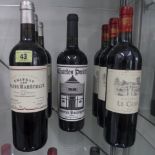 Ten bottles of red wine Chateau les Grands Marechaux Cotes de Bordeaux 2010 x 3, Charles Smith