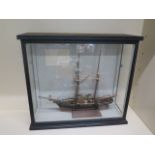 A well made hand built scale model of H M Survey Vessel 'Dart' 470 tons 250 horsepower employed on