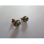 A pair of 9ct yellow gold earrings, 10mm x9mm, approx 2 grams, good condition