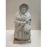 A Royal Doulton Lambeth figure of Sairey Gamp, 20cm tall, good condition