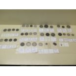 A collection of 30 coins dating from Edward VI 1551/ 3 silver shilling to Victoria 1900 and an