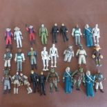 A collection of 27 loose Star Wars figures L.F.L 1983 - no weapons, some playwear