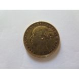 George V gold full sovereign dated 1874