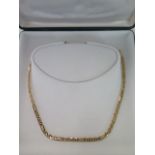 A 9ct yellow gold 61cm necklace - approx weight 15 grams - good condition