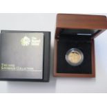 The Royal Mint 2013 - Elizabeth II gold full sovereign - no 0334 - boxed