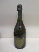 A bottle of vintage 1971 Moet et Chandon Cuvee Dom Perignon Champagne - level and seal good