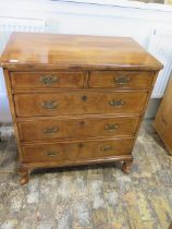 A good quality Harrods walnut TV/entertainment cabinet - in the form of an antique chest - Height