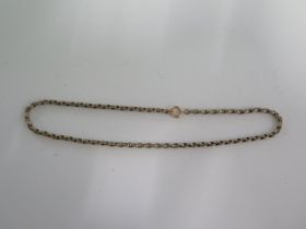 A 9ct 32cm yellow gold chain - approx weight 6.9 grams