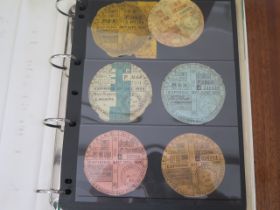 A good collection of British Vehicle tax discs including 25 dating from 1924 to 1937 and 176