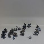 A collection of 134 Lord of the Rings/Fantasy/Wargaming metal/plastic figures - 17 Rhun Cavalry,