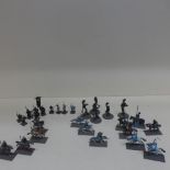 A collection of 119 Lord of the Rings/Fantasy/Wargaming metal/plastic figures - 60 Far Harad
