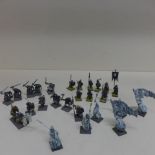 A collection of 329 Lord of the Rings/Fantasy/Wargaming metal/plastic figures - 144 Goblins, 62