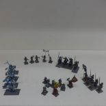 A collection of 224 Lord of the Rings/Fantasy/Wargaming metal/plastic figures - 16 Dol Amroth