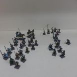 A collection of 299 Lord of the Rings/Fantasy/Wargaming metal/plastic figures - 173 Gondor