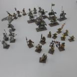 A collection of 221 well painted Lord of the Rings/Fantasy/Wargaming metal/plastic figures -