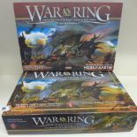 Two War of the Ring boxed strategy board games