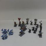 A collection of 124 Lord of the Rings/Fantasy/Wargaming metal/plastic figures - 15 Harad Cavalry, 24