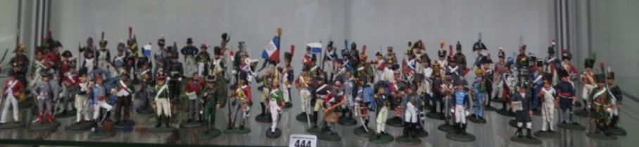 A collection of over 80 Del Prado well painted Napoleonic figures