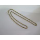 A 9ct yellow gold 50cm necklace - approx weight 10 grams