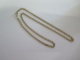 A 9ct yellow gold 50cm necklace - approx weight 10 grams