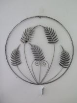 A new Bakers Fern wall art - Diameter 58cm