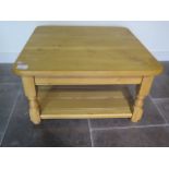 A modern oak coffee table