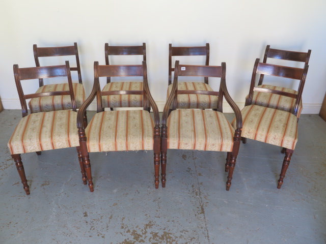 A Georgian style mahogany twin pedestal dining table with one leaf - Height 74cm x 204cm x 114cm - Image 3 of 5