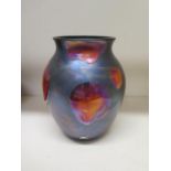 A Poole Pottery vase - in good condition - Height 16cm