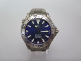 An Omega Seamaster Professional Chronometer stainless steel gents automatic date bracelet wristwatch