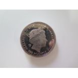 A 2016 Elizabeth II silver £100 coin