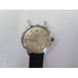 A stainless steel Universal Automatic JW Benson gents wristwatch no 20005/1 1650068 part strap,