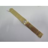A Girard-Perregaux manual wind ladies 18ct yellow gold bracelet wristwatch, 1967 - no 80340287 -