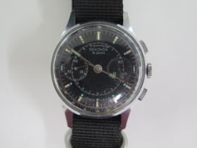 A Seconda 3017 Poljot chronograph USSR vintage watch - in working order - missing chrono - 45 sec