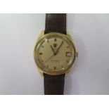 A 1970's Omega rolled gold electronic F300 Hz Seamaster Chronometer wristwatch with original