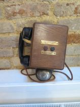 LNER original trackside telephone which came from White Hart Lane ground frame at Tottenham in North