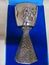 A silver and parcel gilt chalice - Ely Cathedral 13th Centenary Commemorative - London 1974 - John