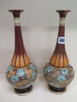 A pair of Doulton vases No X4503 - Height 30cm