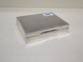 A silver cigarette box, Walker & Hall, Sheffield 1960-61 - approx 11.5cm x 9cm x 3cm with silver