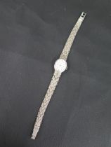 A sterling silver ladies dress watch - approx weight 23.38 grams in total