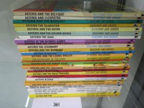 34 early print Asterix the Gaul hardback books - in very good condition