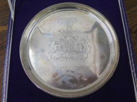 A Queen Elizabeth II and Prince Phillip Duke of Edinburgh Silver Wedding Anniversary Commemorative