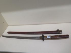 A Japanese Katana and scabbard