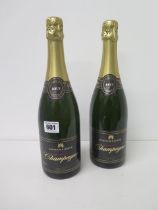 Two bottles of Fortnum & Mason Brut Reserve Champagne - 750ml