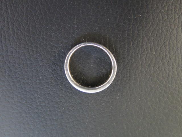 A platinum and diamond half eternity ring size L/M - weight approx 6.6 grams - with retailers - Image 2 of 4