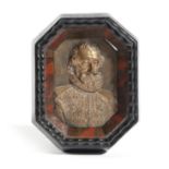 A COPPER ON BRONZE PORTRAIT PLAQUETTE OF HENRY IV, KING OF FRANCE AFTER GUILLAUME DUPRE (1579-