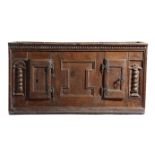 A CEDAR AND PINE MURAL CUPBOARD POSSIBLY SPANISH, LATE 17TH / EARLY 18TH CENTURY inlaid with