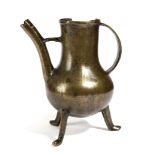 A LATE MEDIEVAL NORTH EUROPEAN BRONZE EWER DUTCH, SCOTTISH OR ENGLISH, 14TH / 15TH CENTURY the