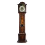 A DUTCH MAHOGANY AND MARQUETRY LONGCASE CLOCK BY BARENT DIKHOFF, HAARLEM, LATE 18TH CENTURY the