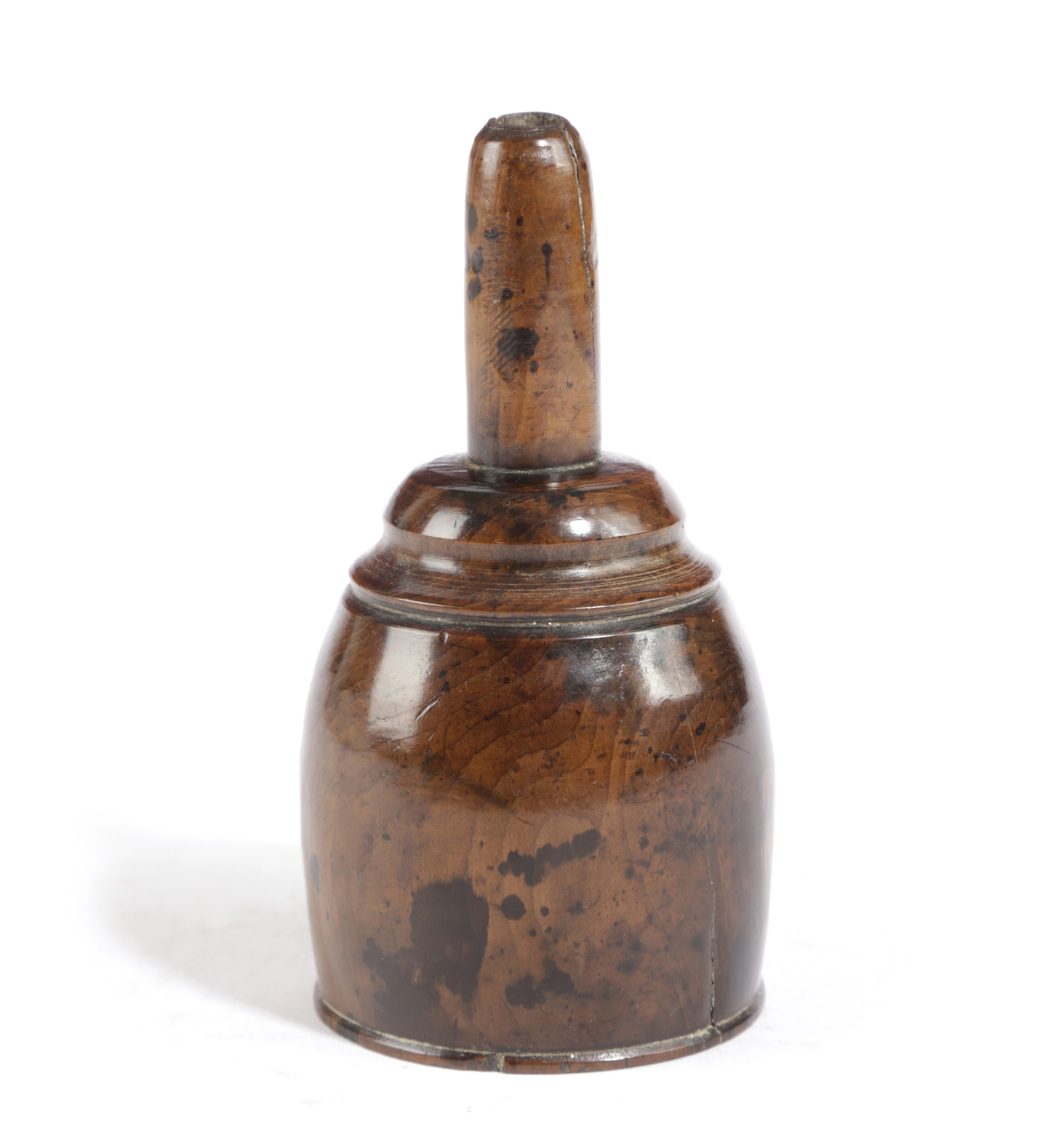 A GEORGE III TREEN YEW WINE FUNNEL LATE 18TH / EARLY 19TH CENTURY 12.3cm high Provenance The